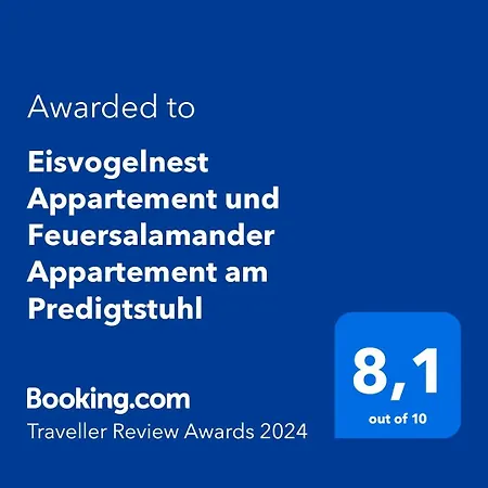 Apartment Feuersalamander Am Predigtstuhl *